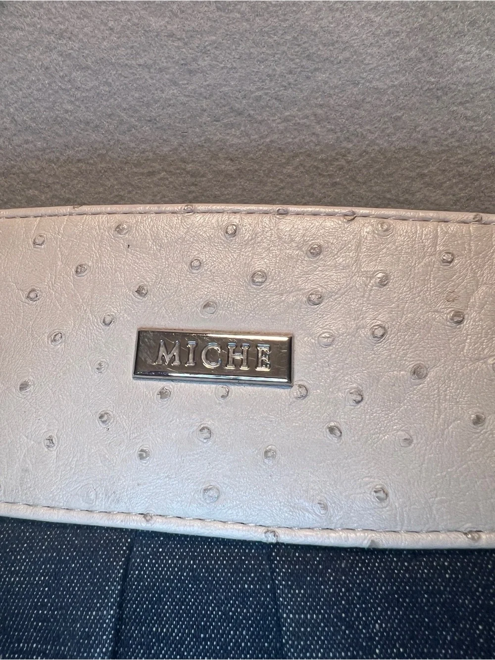 Miche Classic Deniece Retired Dark Denim Chain Handle Bag